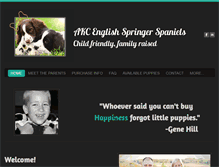 Tablet Screenshot of meadowviewspringers.com